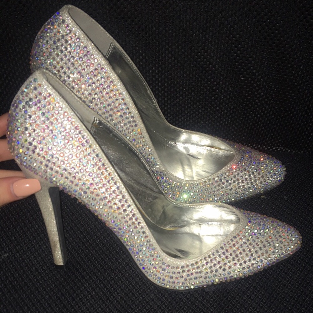 Silver heels